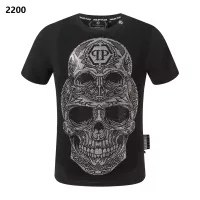 Cheap Philipp Plein PP T-Shirts Short Sleeved For Men #1296191 Replica Wholesale [$27.00 USD] [ITEM#1296191] on Replica Philipp Plein PP T-Shirts