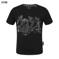 Cheap Philipp Plein PP T-Shirts Short Sleeved For Men #1296201 Replica Wholesale [$27.00 USD] [ITEM#1296201] on Replica Philipp Plein PP T-Shirts