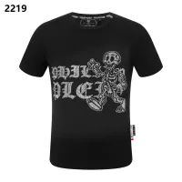 Cheap Philipp Plein PP T-Shirts Short Sleeved For Men #1296215 Replica Wholesale [$27.00 USD] [ITEM#1296215] on Replica Philipp Plein PP T-Shirts