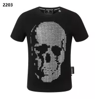 Cheap Philipp Plein PP T-Shirts Short Sleeved For Men #1296221 Replica Wholesale [$27.00 USD] [ITEM#1296221] on Replica Philipp Plein PP T-Shirts