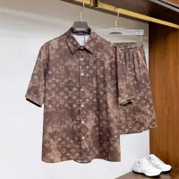 Cheap Louis Vuitton LV Tracksuits Short Sleeved For Men #1296517 Replica Wholesale [$76.00 USD] [ITEM#1296517] on Replica Louis Vuitton LV Tracksuits