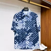 Cheap Louis Vuitton LV Tracksuits Short Sleeved For Men #1296529 Replica Wholesale [$76.00 USD] [ITEM#1296529] on Replica Louis Vuitton LV Tracksuits