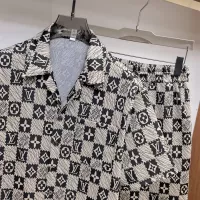 Cheap Louis Vuitton LV Tracksuits Short Sleeved For Men #1296543 Replica Wholesale [$82.00 USD] [ITEM#1296543] on Replica Louis Vuitton LV Tracksuits