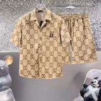 Cheap Gucci Tracksuits Short Sleeved For Men #1296563 Replica Wholesale [$82.00 USD] [ITEM#1296563] on Replica Gucci Tracksuits