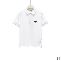 Cheap Prada T-Shirts Short Sleeved For Men #1296583 Replica Wholesale [$39.00 USD] [ITEM#1296583] on Replica Prada T-Shirts