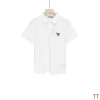 Cheap Prada T-Shirts Short Sleeved For Men #1296587 Replica Wholesale [$39.00 USD] [ITEM#1296587] on Replica Prada T-Shirts