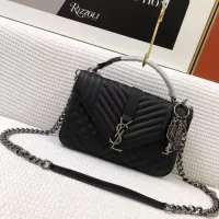 Cheap Yves Saint Laurent YSL AAA Quality Messenger Bags For Women #1296800 Replica Wholesale [$98.00 USD] [ITEM#1296800] on Replica Yves Saint Laurent YSL AAA Messenger Bags