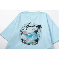 Cheap Amiri T-Shirts Short Sleeved For Unisex #1296999 Replica Wholesale [$39.00 USD] [ITEM#1296999] on Replica Amiri T-Shirts