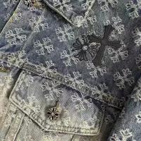 Cheap Chrome Hearts Jackets Long Sleeved For Men #1297712 Replica Wholesale [$72.00 USD] [ITEM#1297712] on Replica Chrome Hearts Jackets