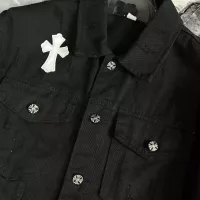 Cheap Chrome Hearts Jackets Long Sleeved For Men #1297713 Replica Wholesale [$72.00 USD] [ITEM#1297713] on Replica Chrome Hearts Jackets