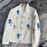 Cheap Chrome Hearts Jackets Long Sleeved For Men #1297714 Replica Wholesale [$72.00 USD] [ITEM#1297714] on Replica Chrome Hearts Jackets