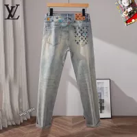 Cheap Louis Vuitton LV Jeans For Men #1297854 Replica Wholesale [$48.00 USD] [ITEM#1297854] on Replica Louis Vuitton LV Jeans