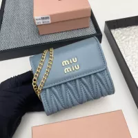 Cheap MIU MIU Wallets #1297869 Replica Wholesale [$45.00 USD] [ITEM#1297869] on Replica MIU MIU Fashion Wallets