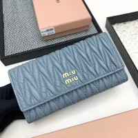 Cheap MIU MIU Wallets #1297873 Replica Wholesale [$42.00 USD] [ITEM#1297873] on Replica MIU MIU Fashion Wallets