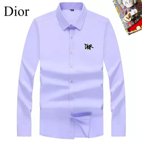 Christian Dior Shirts Long Sleeved For Men #1298294