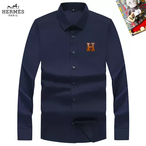 Hermes Shirts Long Sleeved For Men #1298302