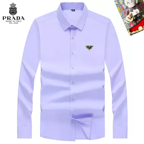 Prada Shirts Long Sleeved For Men #1298311