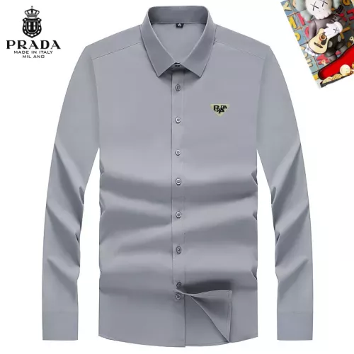 Prada Shirts Long Sleeved For Men #1298313