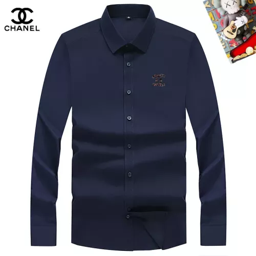 Chanel Shirts Long Sleeved For Men #1298338