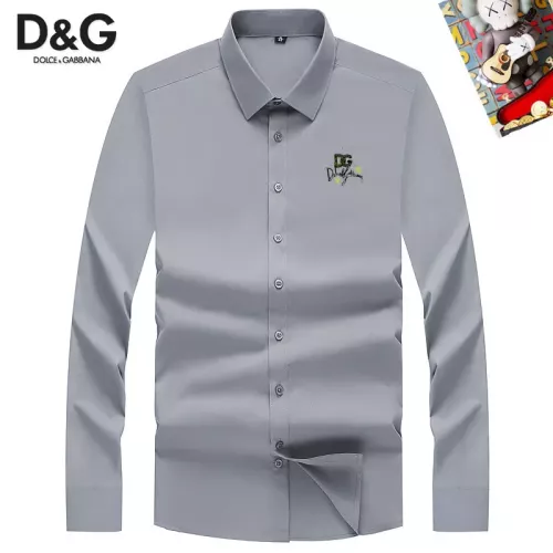 Dolce & Gabbana D&G Shirts Long Sleeved For Men #1298361