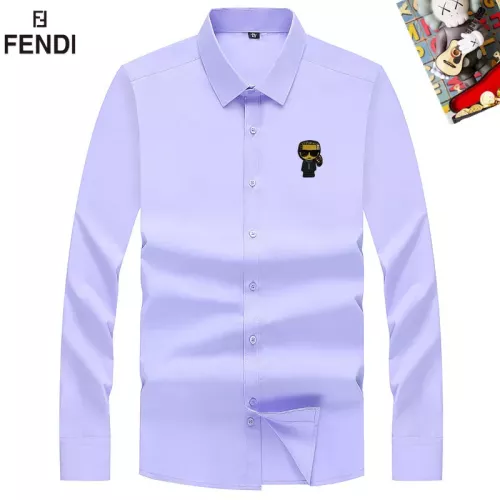 Fendi Shirts Long Sleeved For Men #1298371