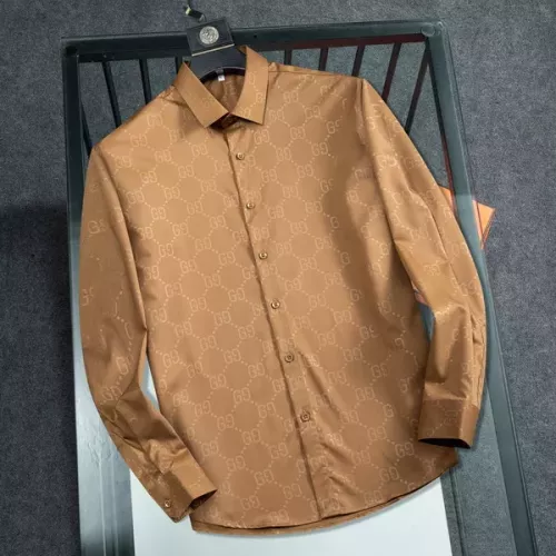 Gucci Shirts Long Sleeved For Men #1298433