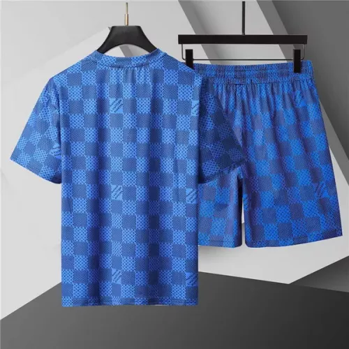 Cheap Louis Vuitton LV Tracksuits Short Sleeved For Men #1298459 Replica Wholesale [$48.00 USD] [ITEM#1298459] on Replica Louis Vuitton LV Tracksuits