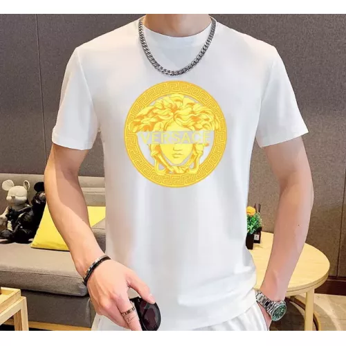 Cheap Versace Tracksuits Short Sleeved For Men #1298476 Replica Wholesale [$64.00 USD] [ITEM#1298476] on Replica Versace Tracksuits