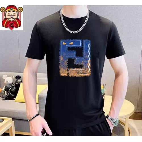 Cheap Fendi Tracksuits Short Sleeved For Men #1298483 Replica Wholesale [$64.00 USD] [ITEM#1298483] on Replica Fendi Tracksuits