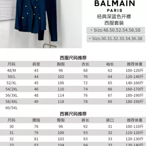 Cheap Balmain Jackets Long Sleeved For Men #1298498 Replica Wholesale [$125.00 USD] [ITEM#1298498] on Replica Balmain Jackets