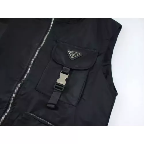 Cheap Prada Jackets Sleeveless For Men #1298545 Replica Wholesale [$56.00 USD] [ITEM#1298545] on Replica Prada Jackets