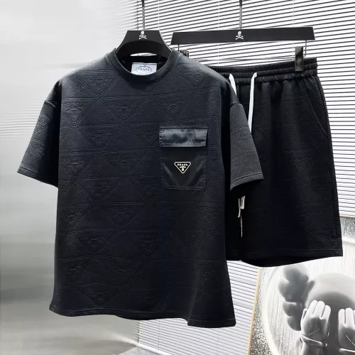 Prada Tracksuits Short Sleeved For Men #1298608