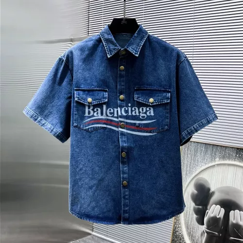 Cheap Balenciaga Fashion Tracksuits Short Sleeved For Men #1298610 Replica Wholesale [$72.00 USD] [ITEM#1298610] on Replica Balenciaga Fashion Tracksuits