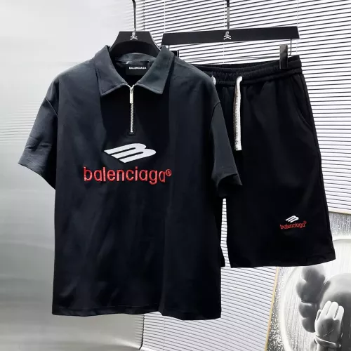 Balenciaga Fashion Tracksuits Short Sleeved For Men #1298622