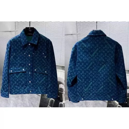 Cheap Louis Vuitton LV Jackets Long Sleeved For Men #1298624 Replica Wholesale [$60.00 USD] [ITEM#1298624] on Replica Louis Vuitton LV Jackets