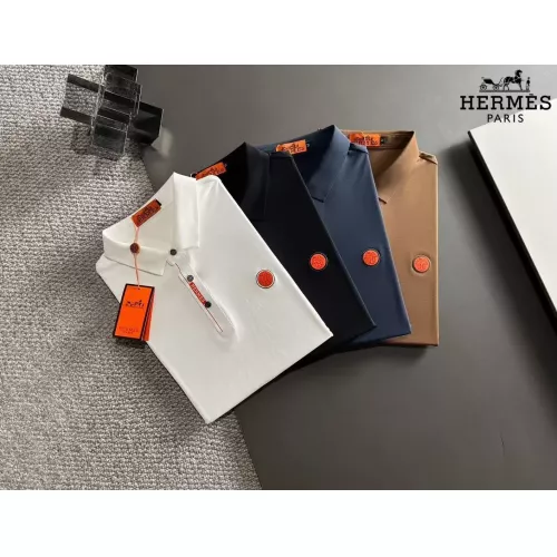 Cheap Hermes T-Shirts Short Sleeved For Men #1298645 Replica Wholesale [$48.00 USD] [ITEM#1298645] on Replica Hermes T-Shirts