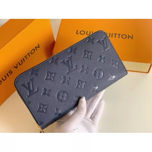 Cheap Louis Vuitton LV Wallets In Navy #1298834 Replica Wholesale [$34.00 USD] [ITEM#1298834] on Replica Louis Vuitton LV Wallets