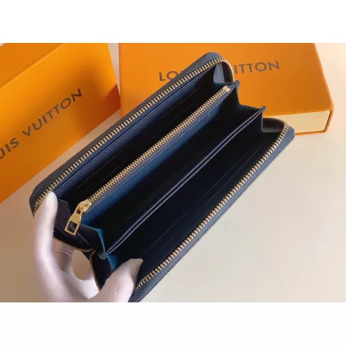 Cheap Louis Vuitton LV Wallets In Navy #1298834 Replica Wholesale [$34.00 USD] [ITEM#1298834] on Replica Louis Vuitton LV Wallets