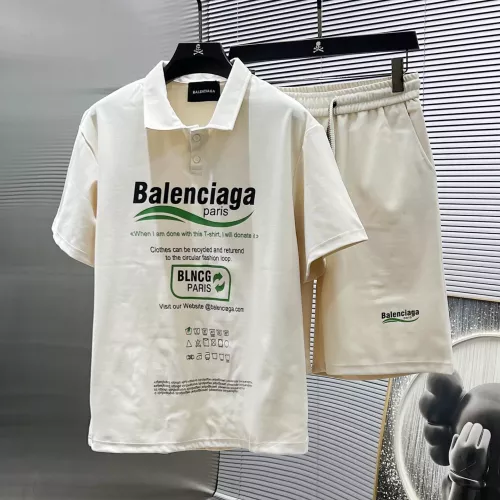 Balenciaga Fashion Tracksuits Short Sleeved For Men #1299312