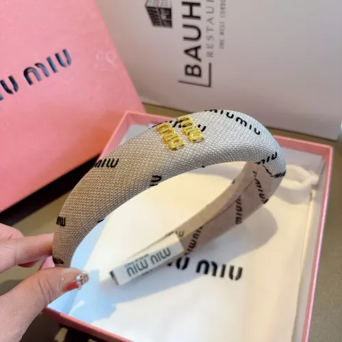 Cheap MIU MIU Headband For Women #1299955 Replica Wholesale [$27.00 USD] [ITEM#1299955] on Replica MIU MIU Headband