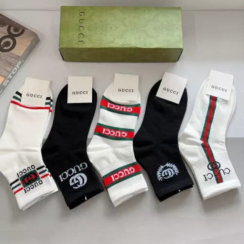 Cheap Gucci Socks #1299976 Replica Wholesale [$27.00 USD] [ITEM#1299976] on Replica Gucci Socks