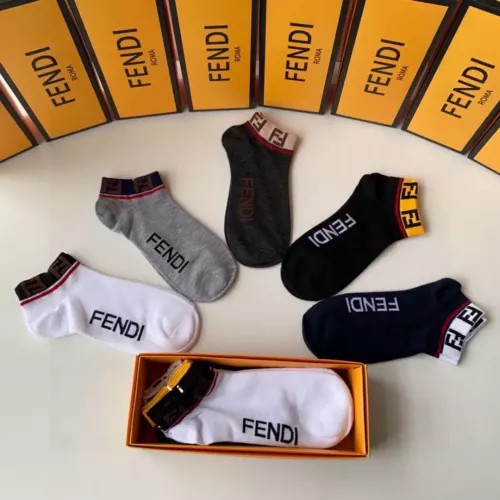 Cheap Fendi Socks #1300582 Replica Wholesale [$27.00 USD] [ITEM#1300582] on Replica Fendi Socks