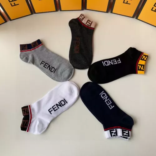 Cheap Fendi Socks #1300582 Replica Wholesale [$27.00 USD] [ITEM#1300582] on Replica Fendi Socks