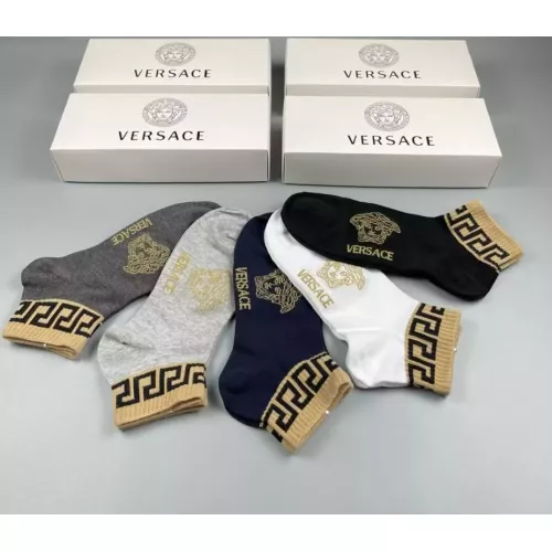 Cheap Versace Socks For Men #1300602 Replica Wholesale [$25.00 USD] [ITEM#1300602] on Replica Versace Socks