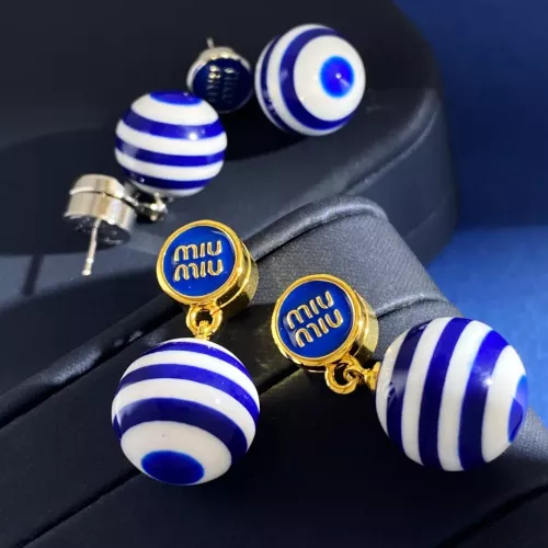 Cheap MIU MIU Earrings For Women #1301541 Replica Wholesale [$29.00 USD] [ITEM#1301541] on Replica MIU MIU Earrings