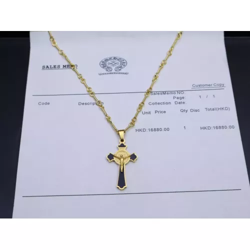 Cheap Chrome Hearts Necklaces #1302013 Replica Wholesale [$42.00 USD] [ITEM#1302013] on Replica Chrome Hearts Necklaces