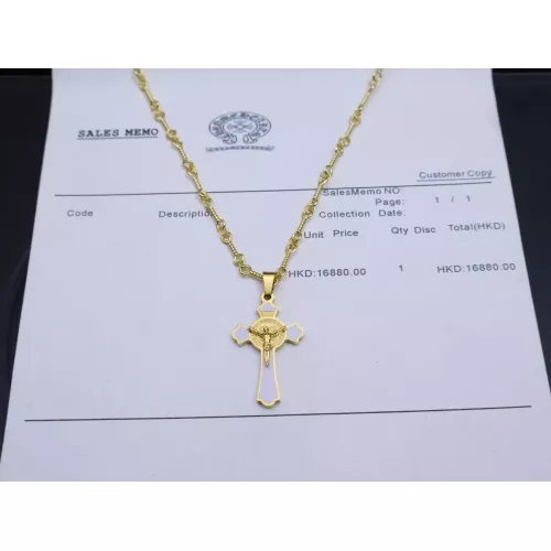 Cheap Chrome Hearts Necklaces #1302014 Replica Wholesale [$42.00 USD] [ITEM#1302014] on Replica Chrome Hearts Necklaces