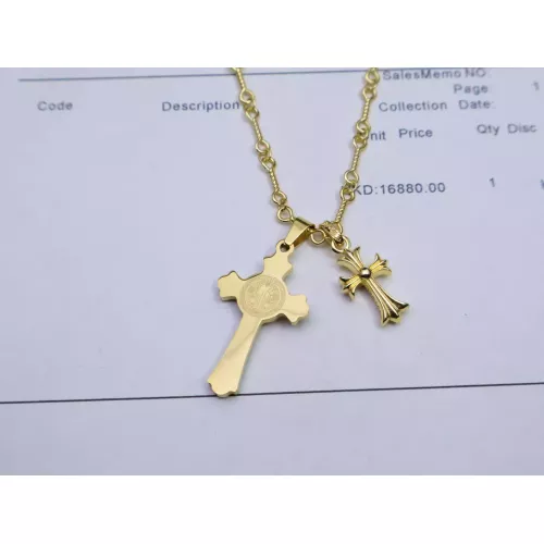 Cheap Chrome Hearts Necklaces #1302017 Replica Wholesale [$48.00 USD] [ITEM#1302017] on Replica Chrome Hearts Necklaces