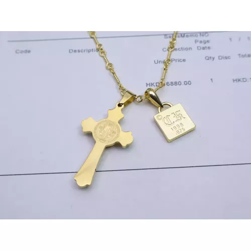 Cheap Chrome Hearts Necklaces #1302018 Replica Wholesale [$48.00 USD] [ITEM#1302018] on Replica Chrome Hearts Necklaces