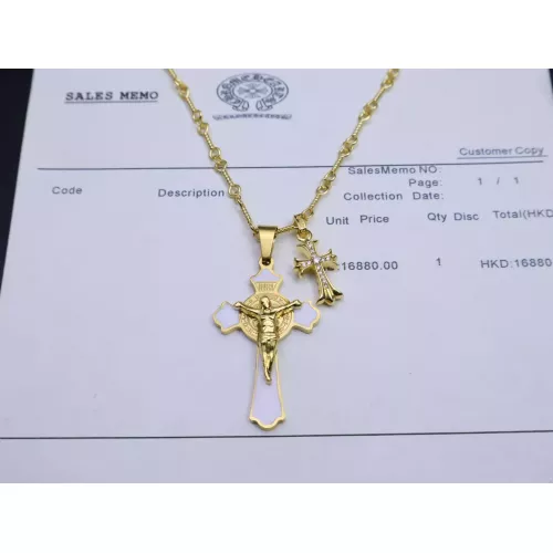 Cheap Chrome Hearts Necklaces #1302019 Replica Wholesale [$48.00 USD] [ITEM#1302019] on Replica Chrome Hearts Necklaces